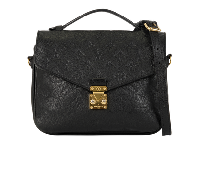 Monogram Empreinte Pochette Metis, &pound;1,100, Handbags, Black, Leather, Front view